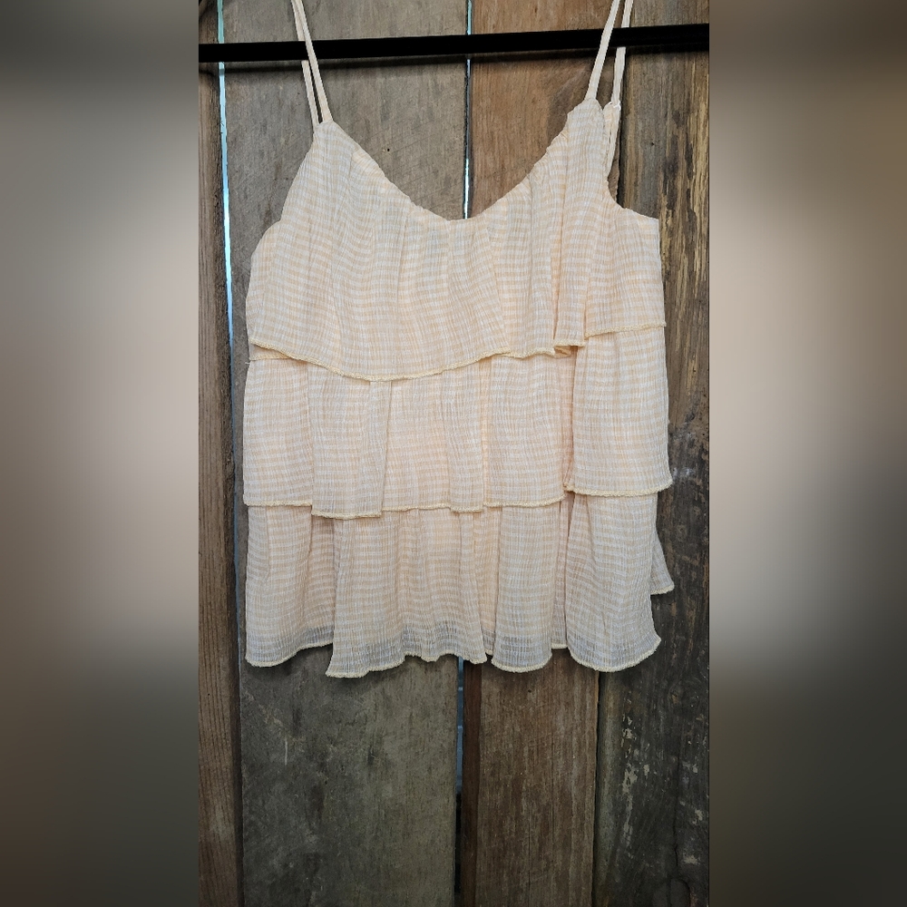 Sadie & Sage "Puppy Love Pleated Tier Top"